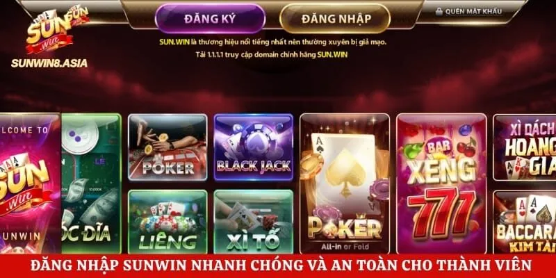Đăng Nhập Sunwin Nhanh Chóng Và An Toàn Cho Thành Viên