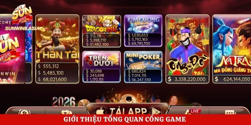 Giới thiệu tổng quan cổng game 