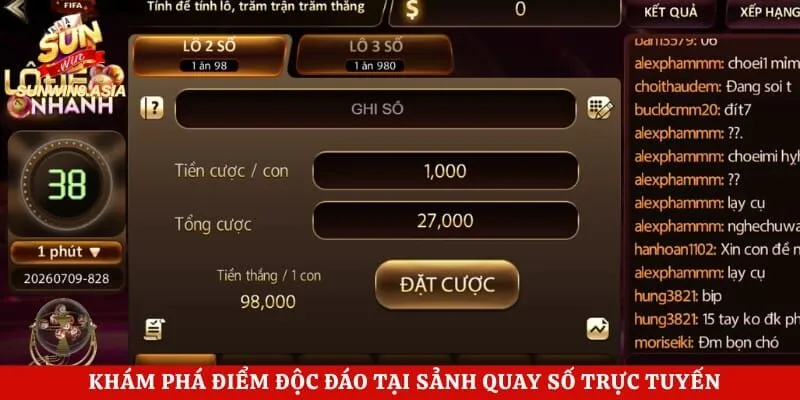 Xổ Số Thần Tài Sunwin - Cơ Hội Đổi Đời Trong Nháy Mắt 2 Khám phá điểm độc đáo tại sảnh quay số trực tuyến
