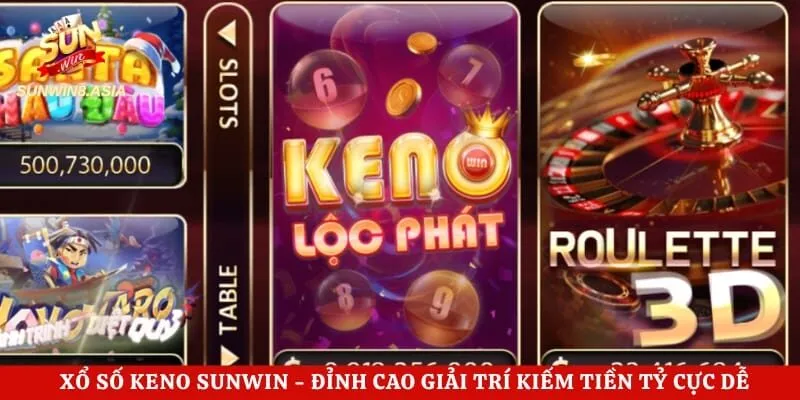 Xổ Số Keno Sunwin – Đỉnh Cao Giải Trí Kiếm Tiền Tỷ Cực Dễ